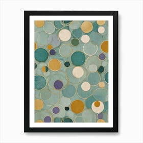 Abstract Circles Art Print