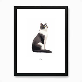 Cat Kids Animal Poster Art Print