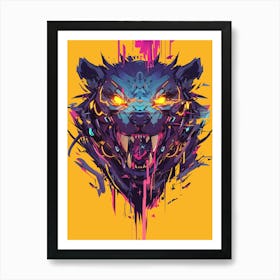 Wolf Head 1 Art Print