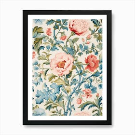 Floral Wallpaper 90 Art Print