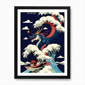 Great Wave 10 Art Print