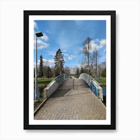 Bridge In The Park Art Print