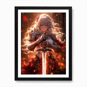 Sword Maiden Goblin Slayer 1 Art Print