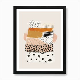 Stack Of Giraffes Art Print