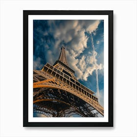 Eiffel Tower In Paris Art Print