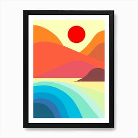 Abstract Landscape Art Print