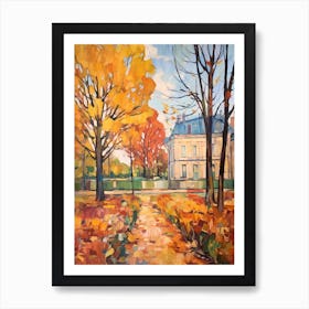 Autumn Gardens Painting Jardin Des Plantes France 2 Art Print