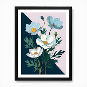 Blue Poppies 3 Art Print