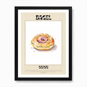 Onion Bagel 2 Art Print