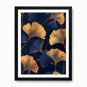 Ginkgo Leaves 46 Art Print