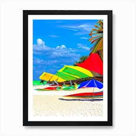 Diani Beach Kenya Pop Art Photography Tropical Destination Art Print