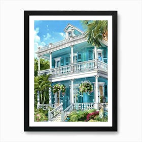 Victorian House 1 Art Print