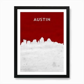 Austin Texas Art Print