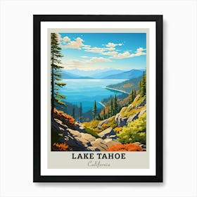 Lake Tahoe Travel Art Print