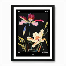 No Rain No Flowers Poster Cosmos 4 Art Print