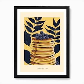 Breakfast Time Art Deco Poster Art Print