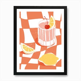 Colorful Cocktail Print 2 Art Print