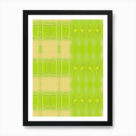 Green And Yellow Art Print