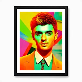 The Wanted 2 Colourful Pop Art Art Print