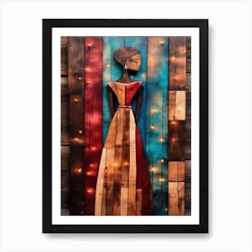 Wooden Doll 3 1 Art Print