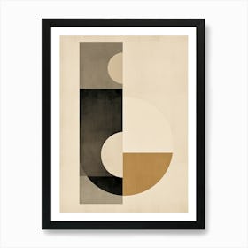 Noir Wattens Bauhaus Reflection Art Print