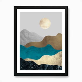 Collage landscape 14 Art Print