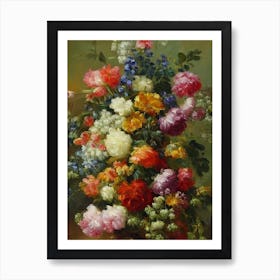 Stock Painting 1 Flower Art Print