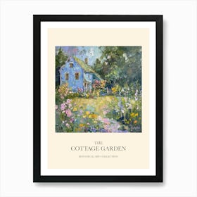 Flower Symphony Cottage Garden Poster 9 Art Print