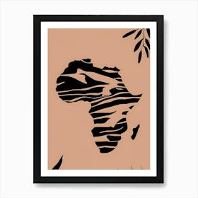 African Zebra 2 Art Print