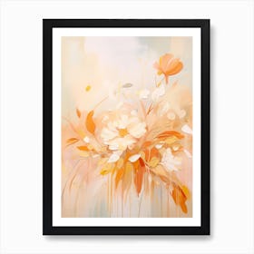 Fall Flower Painting Marigold 6 Art Print