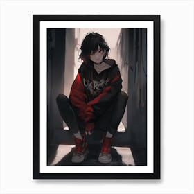 Anime Girl 3 Art Print