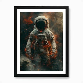 Epic Fantasy Astronaut 1 Art Print