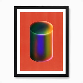 Abstract Cylinder Art Print