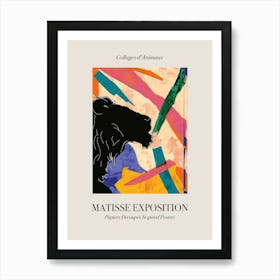 Lion 2 Matisse Inspired Exposition Animals Poster Art Print