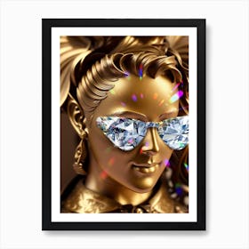 Venus In Diamonds Art Print