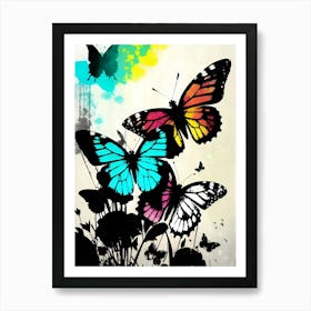 Butterfly Painting 85 Art Print