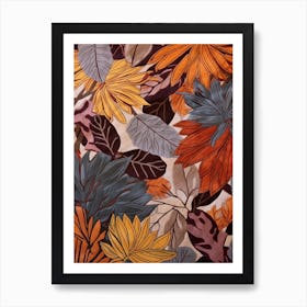 Fall Botanicals Veronica Flower 1 Art Print