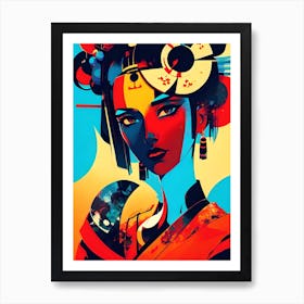 Geisha 82 Art Print