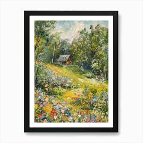 Wildflowers In The Meadow 1 Art Print