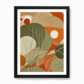 Mid Century Modern Pattern Art Print (6) Art Print