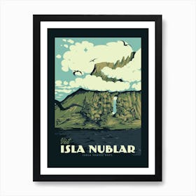 Visit Isla Nublar Art Print