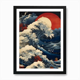 Great Wave Off Kanagawa 7 Art Print
