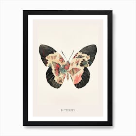 Colourful Insect Illustration Butterfly 27 Poster Art Print