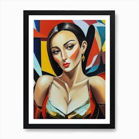 Abstract Woman 4 Art Print