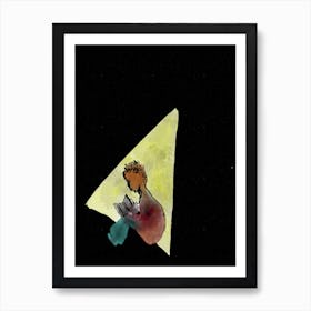 Reading In The Dark Art Print