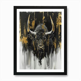 Bull Canvas Print 6 Art Print