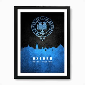 Oxford University Men S Basketball Art Print