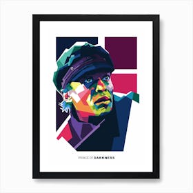 Mile Davis Pop Art WPAP Art Print