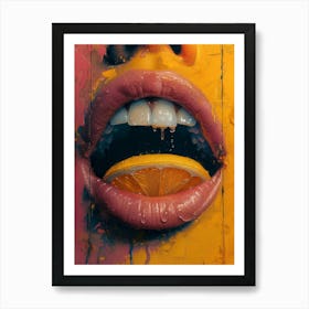 Orange Slice Art Print