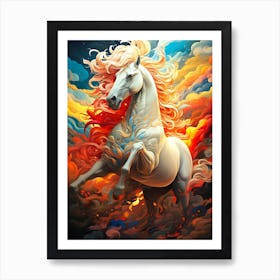 Horse In The Sky 1 Art Print